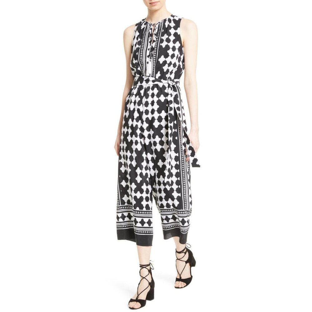 Kate Spade NY Silk Culotte Jumpsuit